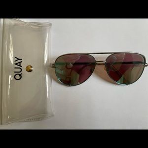 Quay Blue Aviators